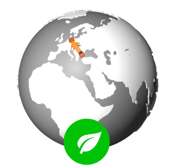 Illustration kurze Lieferkette